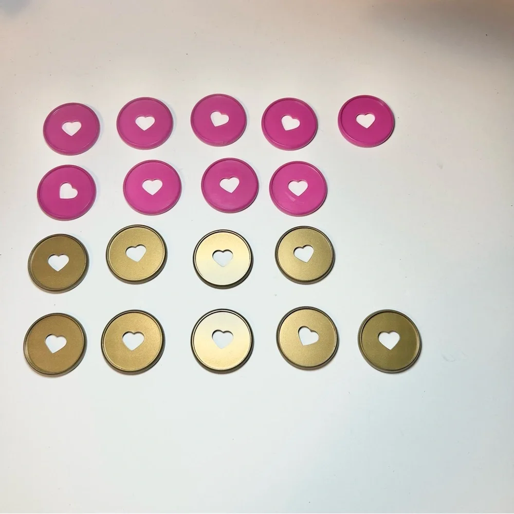 The Happy Planner Bundle - 9 Pink & 9 Gold Ring Discs + 2 Cover & Backs